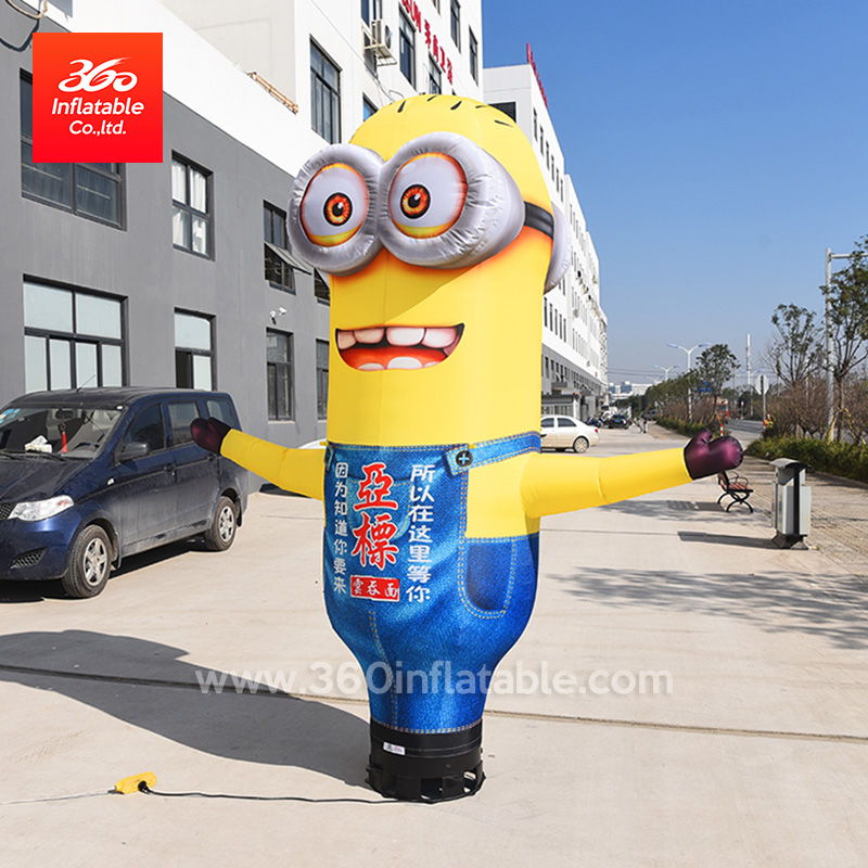 Lámpara de dibujos animados sonriente inflable de alta calidad del precio del fabricante de China 360 personalizada