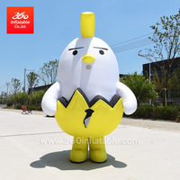 Precio de fábrica de alta calidad traje de huevo inflable amarillo y blanco traje móvil personalizado