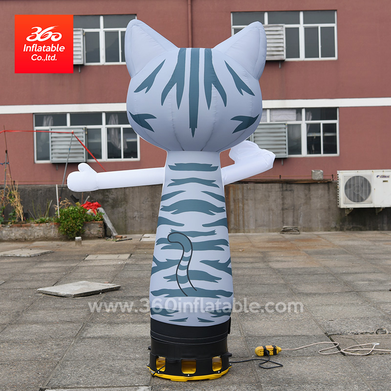 Lámparas de dibujos animados personalizados de alta calidad China 360 Fabricante de inflables Suministro Precio de fábrica Lámpara de gato Inflables publicitarios