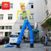 Dancing Man con soplador para publicidad personalizada Sky Air Dancer inflable de alta calidad Hombre que agita / Air dancer con piernas dobles