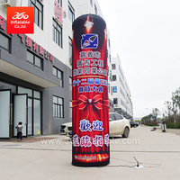 Publicidad de globos inflables con forma de barril personalizada