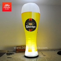 Botella de publicidad de cerveza de marca de inflables de taza personalizada inflable